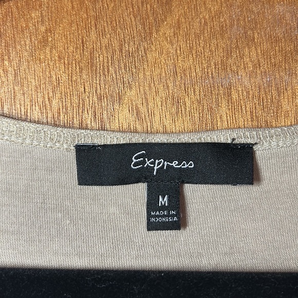 Express Gold Party Dress - Picture 5 of 6